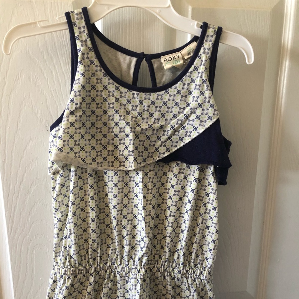 Roxy Blue and green romper